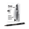 Pentel Twist-Erase EXPRESS Mechanical Pencil, 0.5 mm, HB (#2), Black Lead, Black Barrel, Dozen (QE415A)
