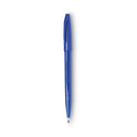 Pentel Arts Sign Pen Fine Point Color Marker, Extra-Fine Bullet Tip, Blue, Dozen (S520C)
