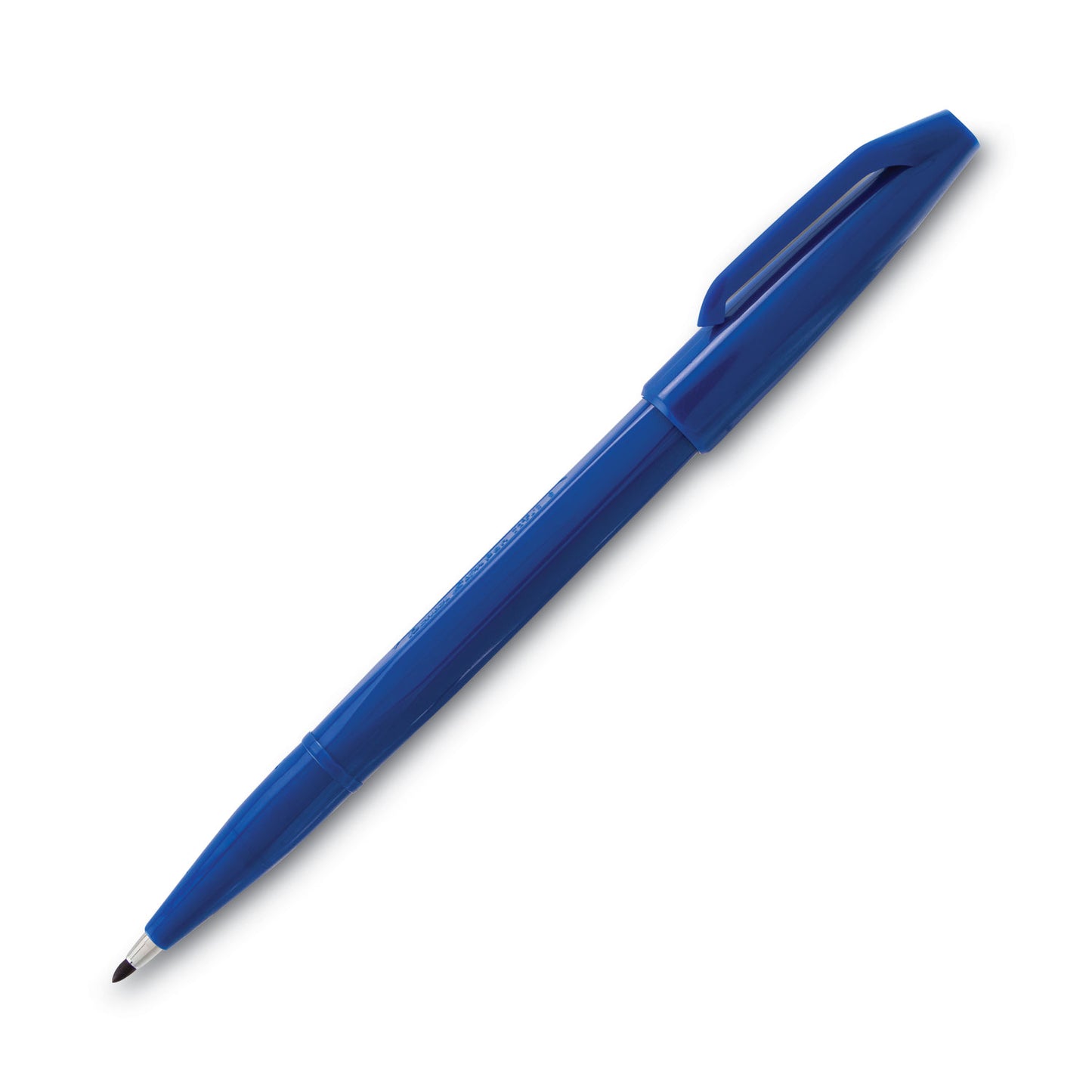Pentel Arts Sign Pen Fine Point Color Marker, Extra-Fine Bullet Tip, Blue, Dozen (S520C)