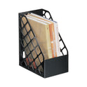 Universal Recycled Plastic Large Magazine File, 6.25 x 9.5 x 11.88, Black (08119)