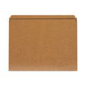 Universal Reinforced Kraft Top Tab File Folders, Straight Tabs, Letter Size, 0.75" Expansion, Brown, 100/Box (16130)