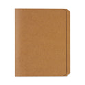 Universal Reinforced Kraft Top Tab File Folders, Straight Tabs, Letter Size, 0.75" Expansion, Brown, 100/Box (16130)