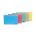 C-Line Index Card Case, Holds 100 3 x 5 Cards, 5.38 x 1.25 x 3.5, Polypropylene, Assorted Colors (58335)