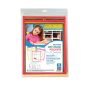 C-Line Reusable Dry Erase Pockets, 9 x 12, Assorted Neon Colors, 10/Pack (40810)