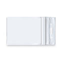 Advantus Resealable ID Badge Holders, Vertical Orientation, Transparent Frost 2.68" x 5" Holder, 2.38" x 3.75" Insert, 50/Pack (75524)