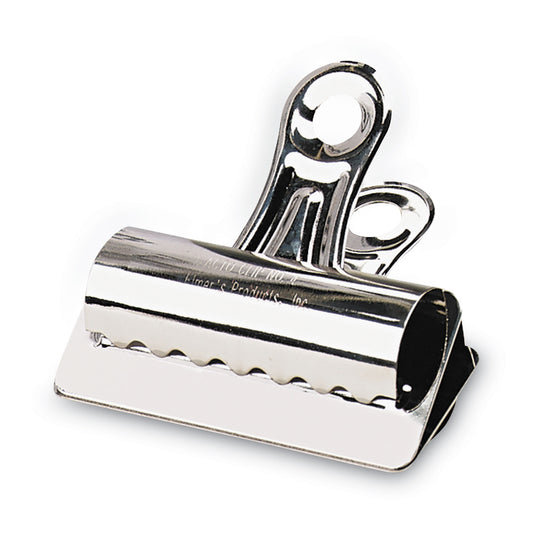 X-ACTO Bulldog Clips, Jumbo, Nickel, 12/Box (2004LMR)