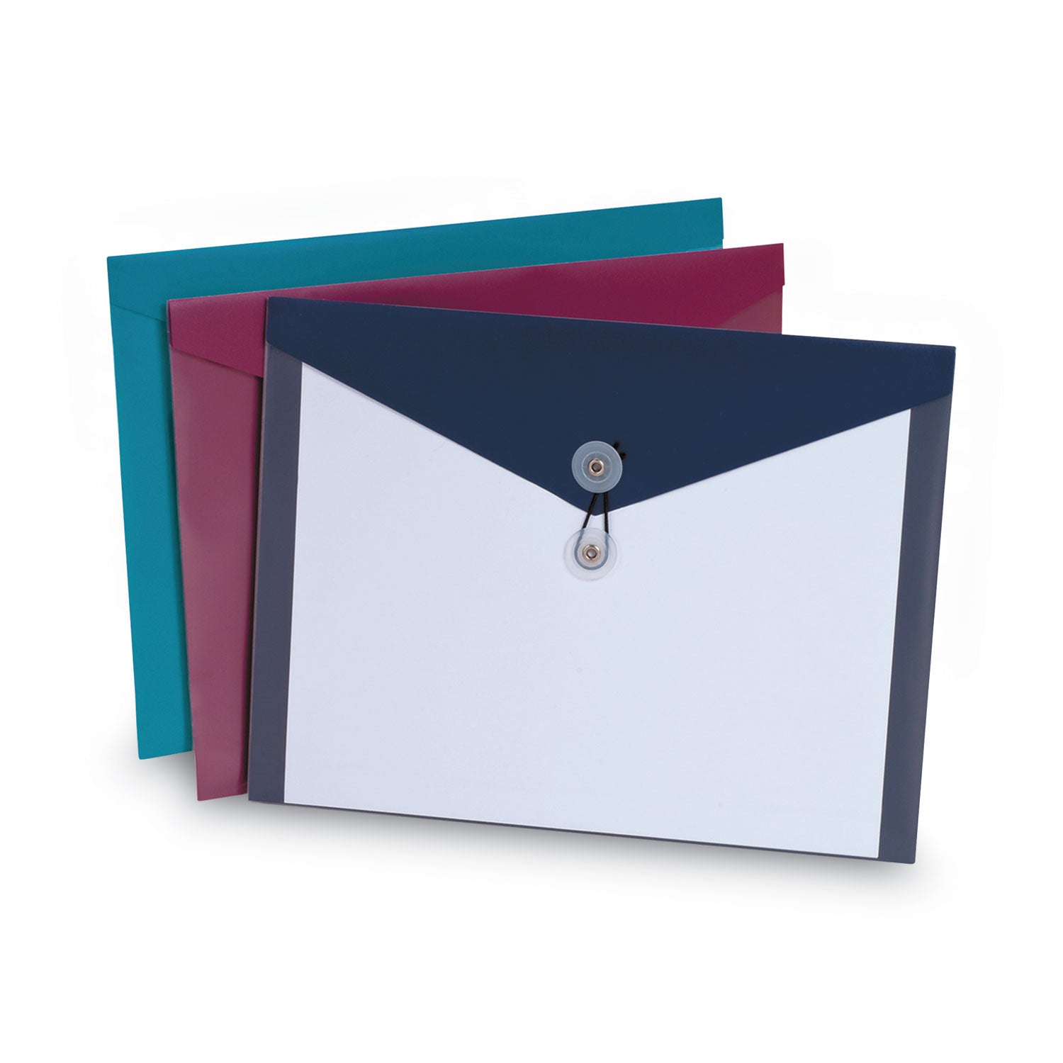 Pendaflex Poly Envelopes, Letter Size, Assorted Colors, 4/Pack (90016)