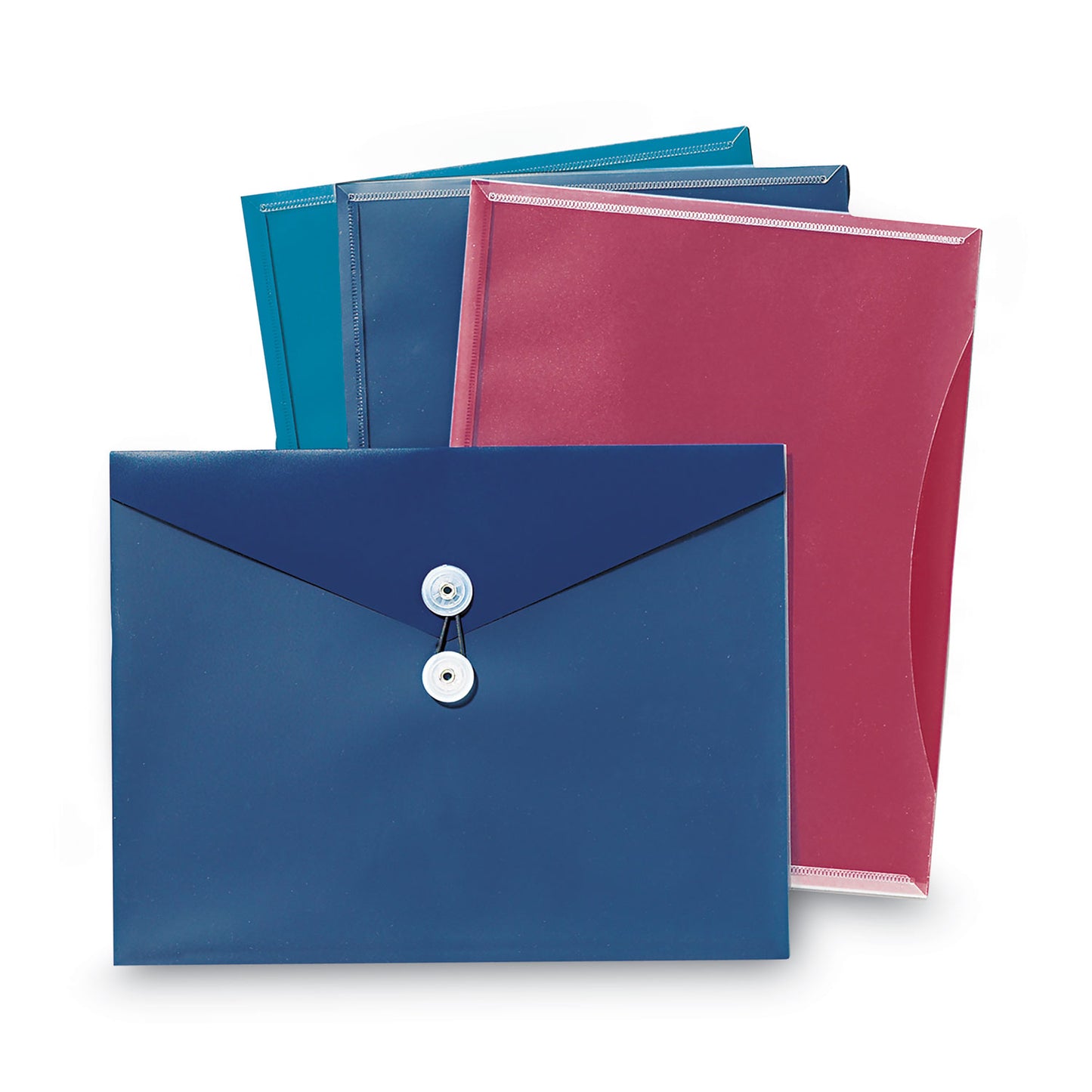 Pendaflex Poly Envelopes, Letter Size, Assorted Colors, 4/Pack (90016)