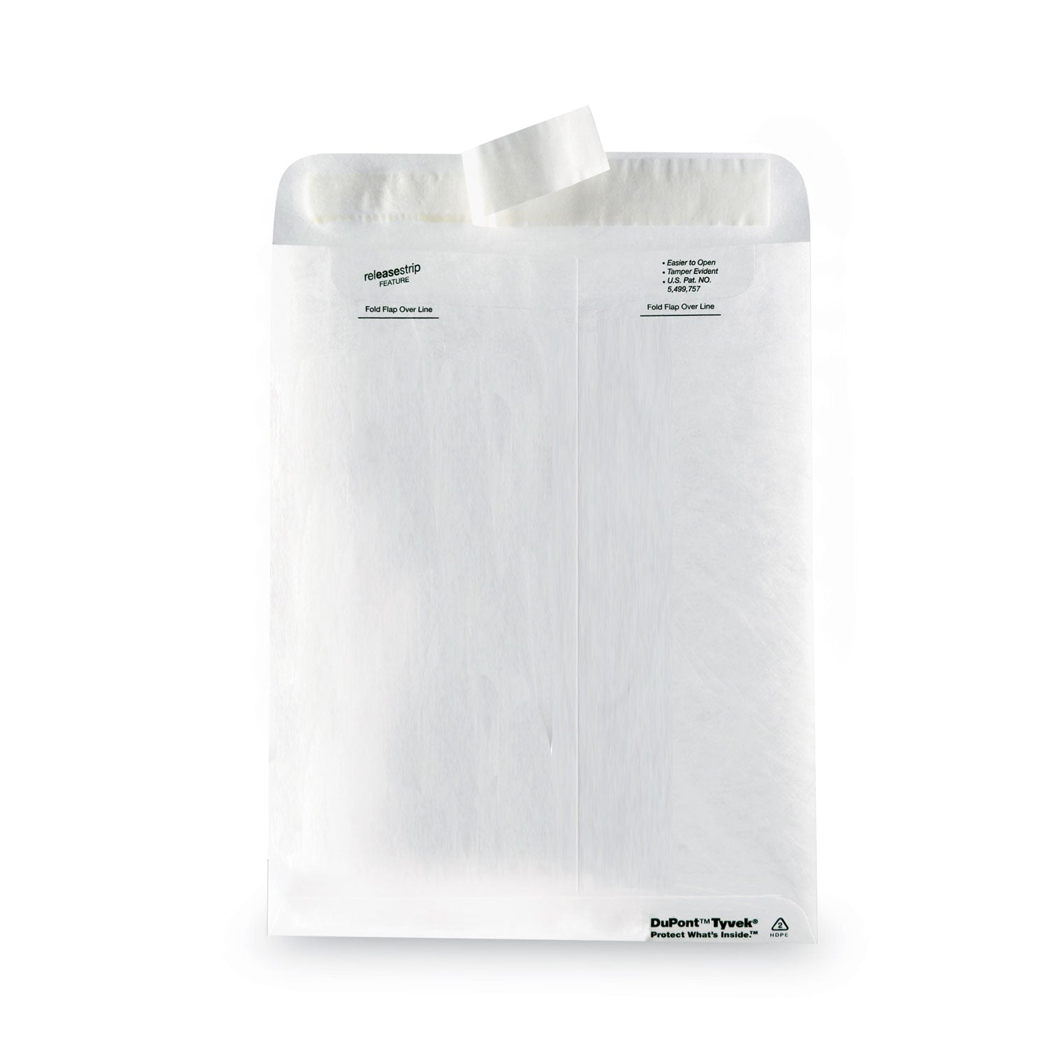 Survivor Lightweight 14 lb Tyvek Catalog Mailers, #10 1/2, Square Flap, Redi-Strip Adhesive Closure, 9 x 12, White, 50/Box (R1462)