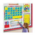 TREND Year Around Calendar Bulletin Board Set, 12-Month Calendar, 22" x 17", Assorted Colors, 106/Set (T8096)