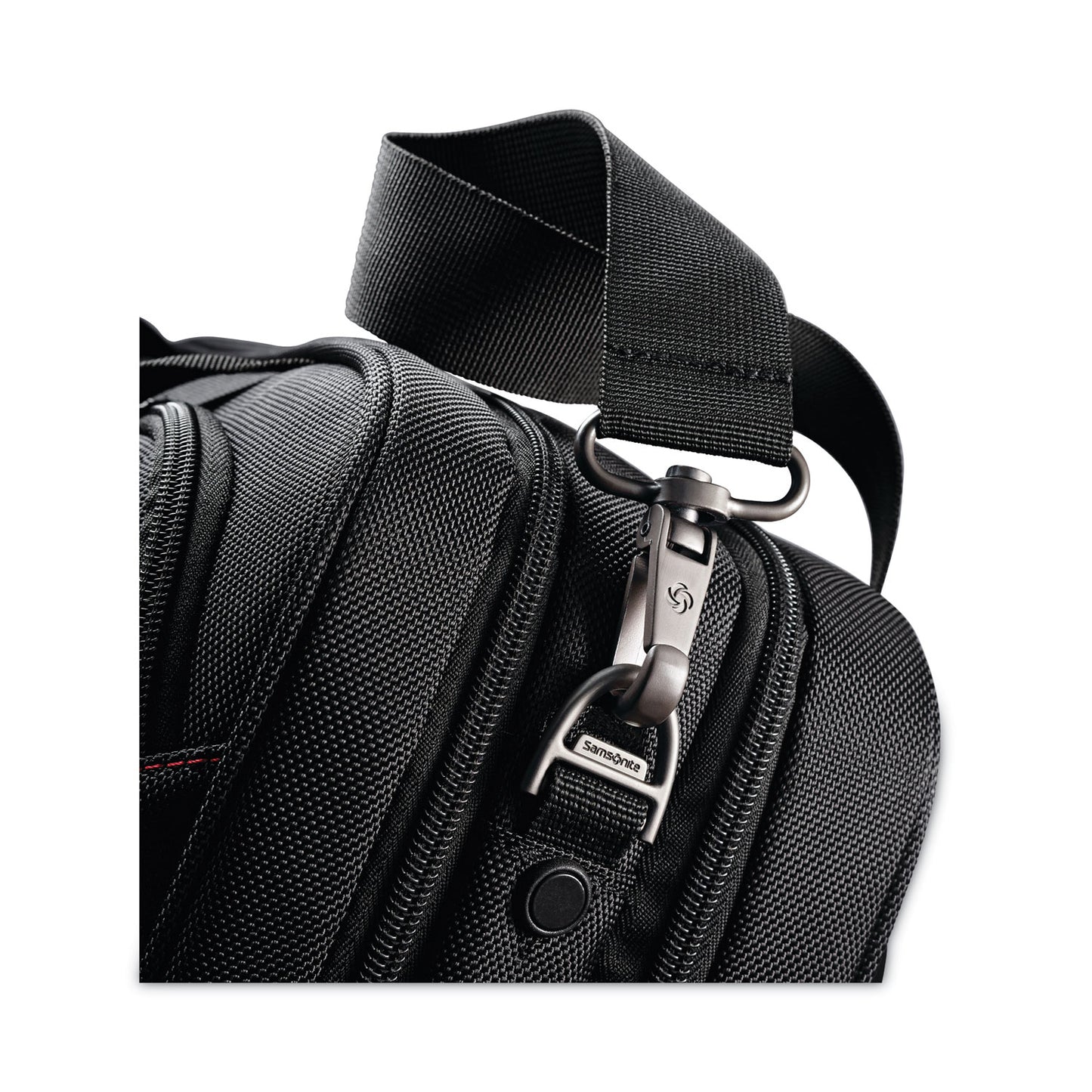 Samsonite Xenon 3 Toploader Briefcase, Fits Devices Up to 15.6", Polyester, 16.5 x 4.75 x 12.75, Black (894331041)