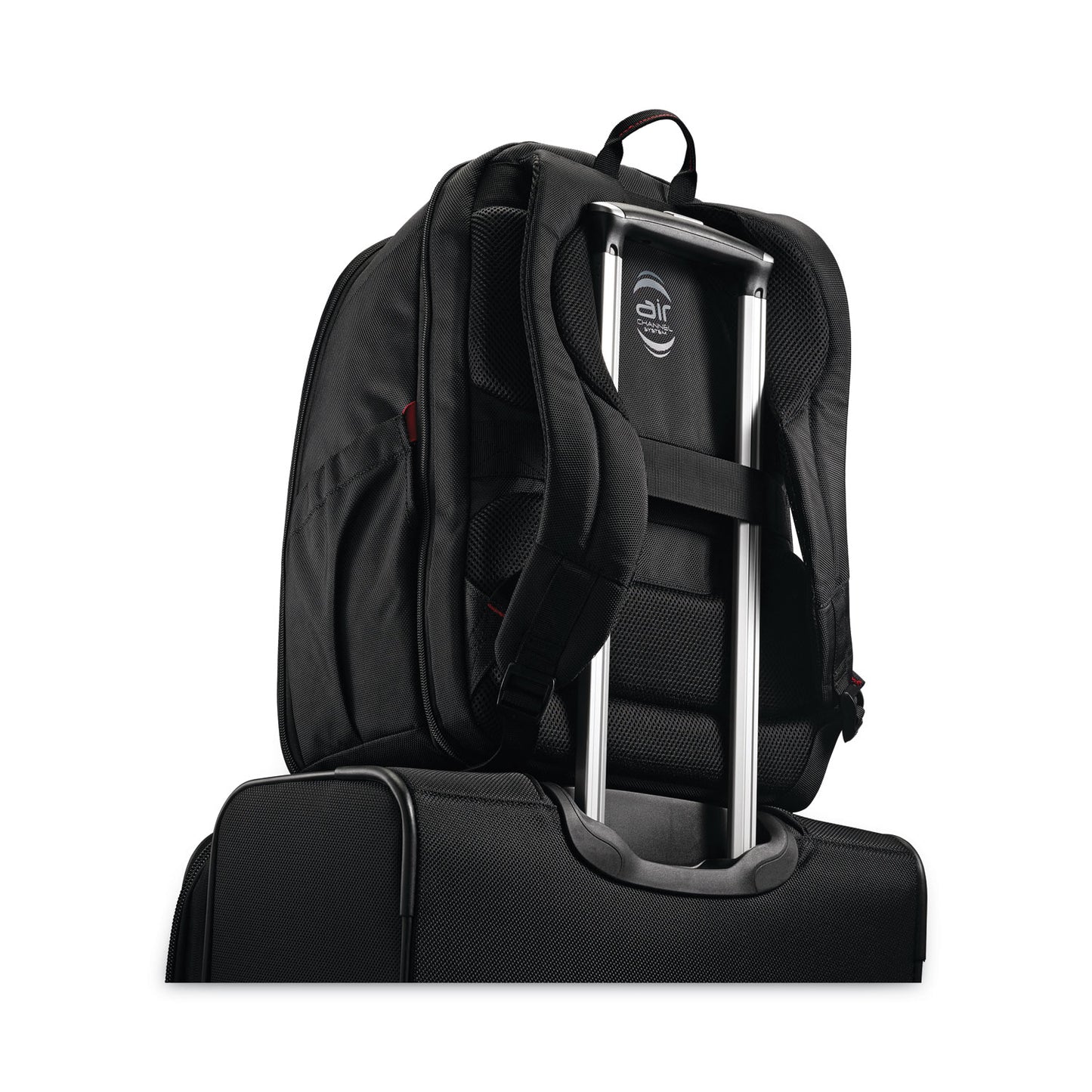 Samsonite Xenon 3 Laptop Backpack, Fits Devices Up to 15.6", Ballistic Polyester, 12 x 8 x 17.5, Black (894311041)