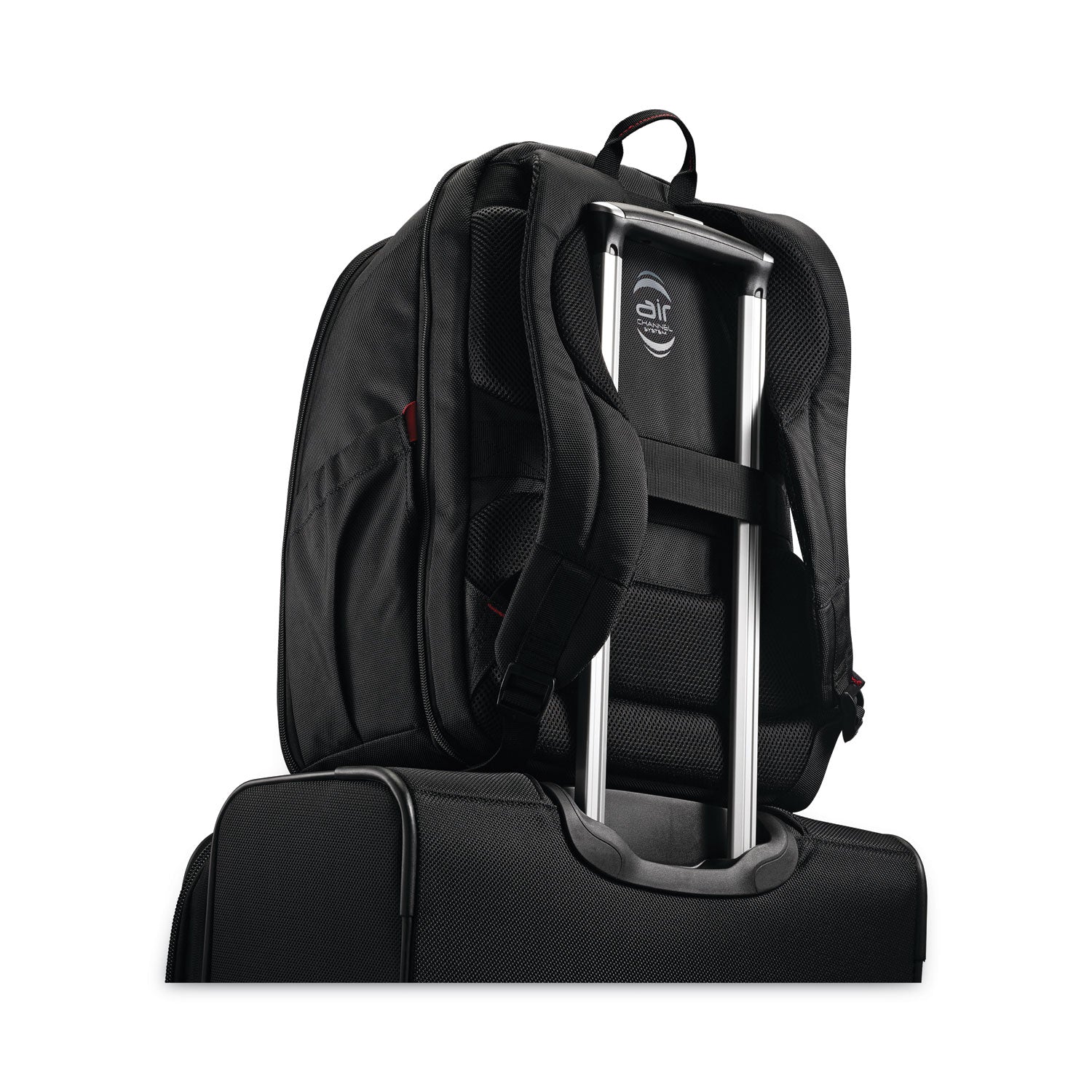 Samsonite Xenon 3 Laptop Backpack, Fits Devices Up to 15.6", Ballistic Polyester, 12 x 8 x 17.5, Black (894311041)