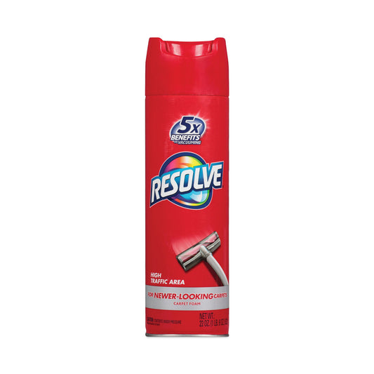 RESOLVE Foam Carpet Cleaner, Foam, 22 oz Aerosol Spray (00706)