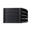 Storex Literature Organizer, 12 Compartments, 10.63 x 13.3 x 31.4, Black (61602U01C)