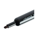 Universal Chisel Tip Permanent Marker, Broad Chisel Tip, Black, Dozen (07051)