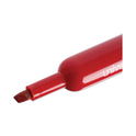 Universal Chisel Tip Permanent Marker, Broad Chisel Tip, Red, Dozen (07052)