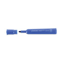 Universal Chisel Tip Permanent Marker, Broad Chisel Tip, Blue, Dozen (07053)