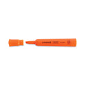 Universal Desk Highlighters, Fluorescent Orange Ink, Chisel Tip, Orange Barrel, Dozen (08863)