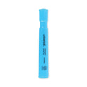 Universal Desk Highlighters, Fluorescent Blue Ink, Chisel Tip, Blue Barrel, Dozen (08864)