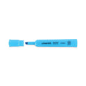 Universal Desk Highlighters, Fluorescent Blue Ink, Chisel Tip, Blue Barrel, Dozen (08864)