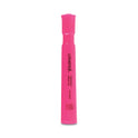 Universal Desk Highlighters, Fluorescent Pink Ink, Chisel Tip, Pink Barrel, Dozen (08865)