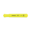 Universal Desk Highlighter Value Pack, Fluorescent Yellow Ink, Chisel Tip, Yellow Barrel, 36/Pack (08866)