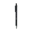 Universal Ballpoint Pen, Retractable, Medium 1 mm, Black Ink, Black Barrel, Dozen (15510)