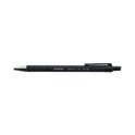 Universal Ballpoint Pen, Retractable, Fine 0.7 mm, Black Ink, Black Barrel, Dozen (15520)