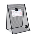 Universal Metal Mesh Document Holder Free Standing, 35 Sheet Capacity, Metal, Black (20027)