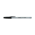 Universal Ballpoint Pen, Stick, Medium 1 mm, Black Ink, Gray/Black Barrel, Dozen (27410)