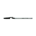 Universal Ballpoint Pen, Stick, Medium 1 mm, Black Ink, Gray/Black Barrel, Dozen (27410)