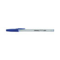 Universal Ballpoint Pen, Stick, Medium 1 mm, Blue Ink, Gray/Blue Barrel, Dozen (27411)