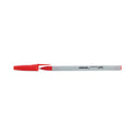 Universal Ballpoint Pen, Stick, Medium 1 mm, Red Ink, Gray/Red Barrel, Dozen (27412)