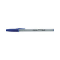 Universal Ballpoint Pen, Stick, Fine 0.7 mm, Blue Ink, Gray/Blue Barrel, Dozen (27421)