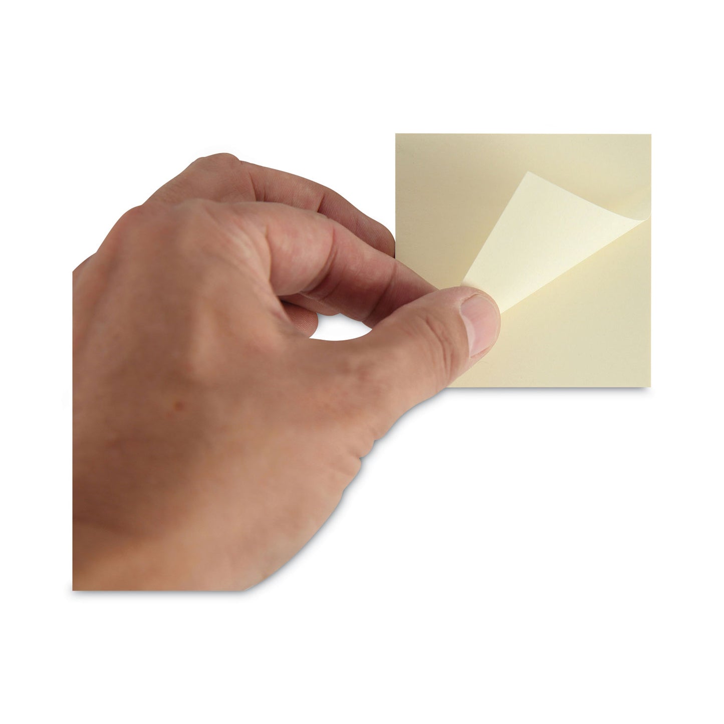 Universal Recycled Self-Stick Note Pads, 3" x 3", Yellow, 100 Sheets/Pad, 18 Pads/Pack (28068)