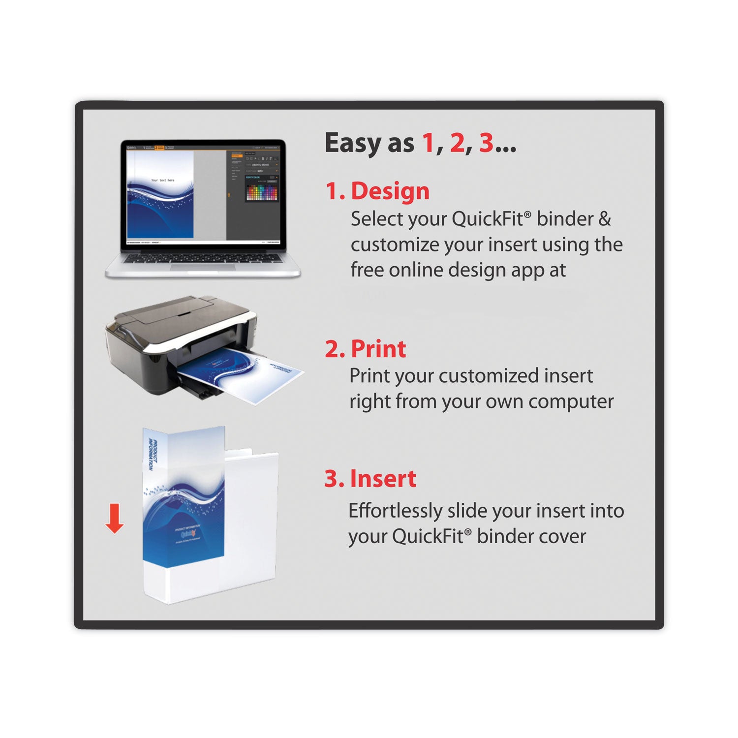 Stride QuickFit Ledger D-Ring View Binder, 3 Rings, 3" Capacity, 11 x 17, White (94050)