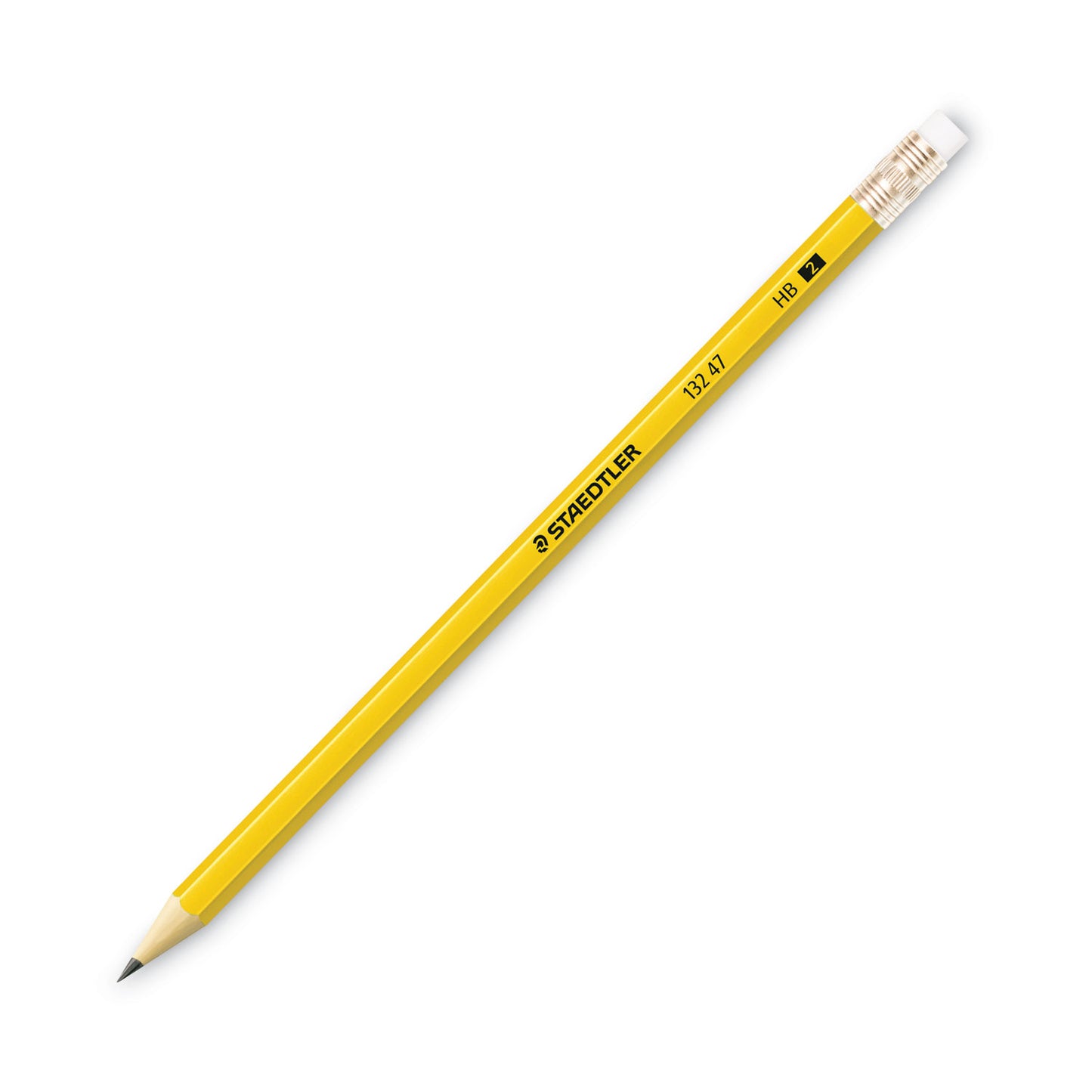 Staedtler Woodcase Pencil, HB (#2), Black Lead, Yellow Barrel, 144/Pack (13247C144A6)