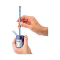 Staedtler Cylinder Handheld Pencil Sharpener, Two-Hole, 1.63 x 2.25, Blue/Silver (512001A6)