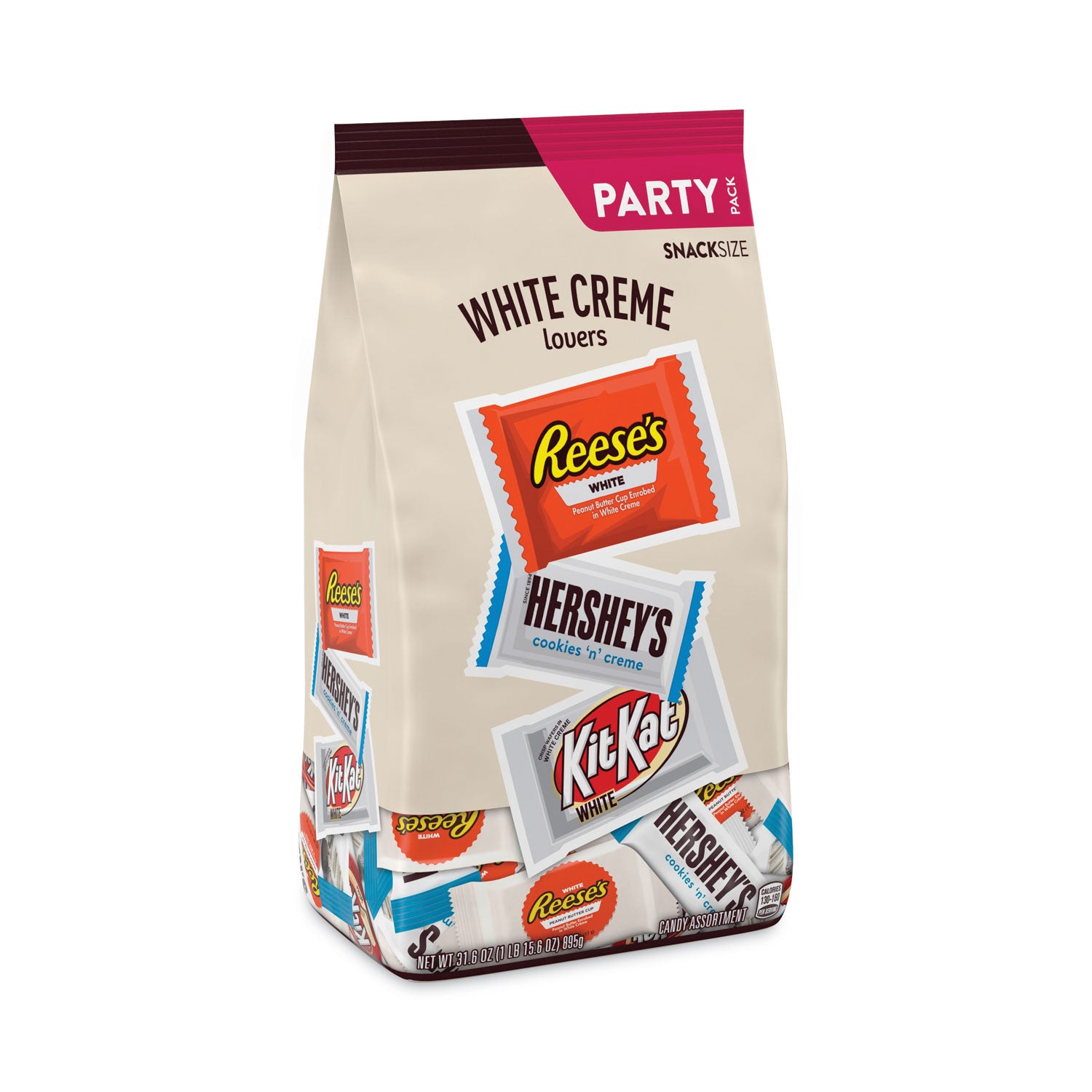 Hershey's All Time Greats White Variety Pack, Assorted, 31.6 oz Bag, 64 Pieces/Bag (24600353)