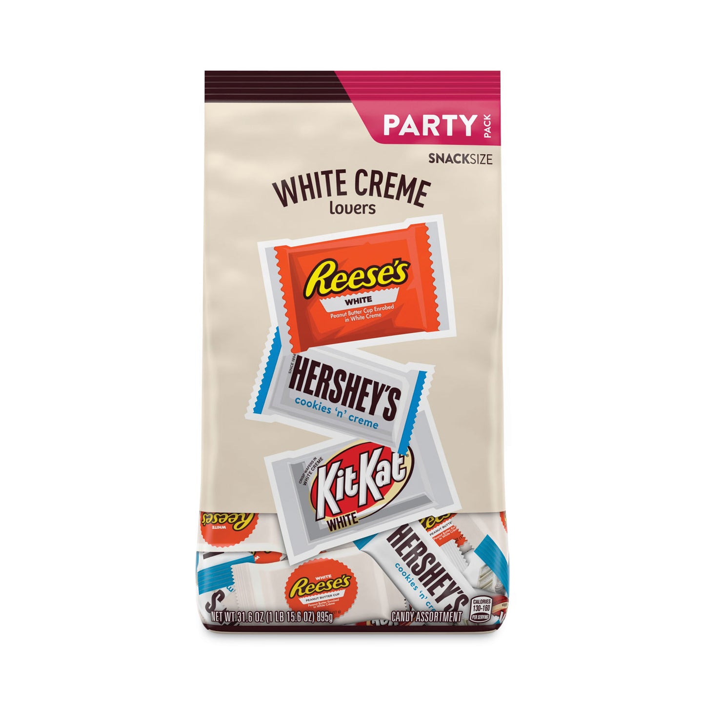 Hershey's All Time Greats White Variety Pack, Assorted, 31.6 oz Bag, 64 Pieces/Bag (24600353)