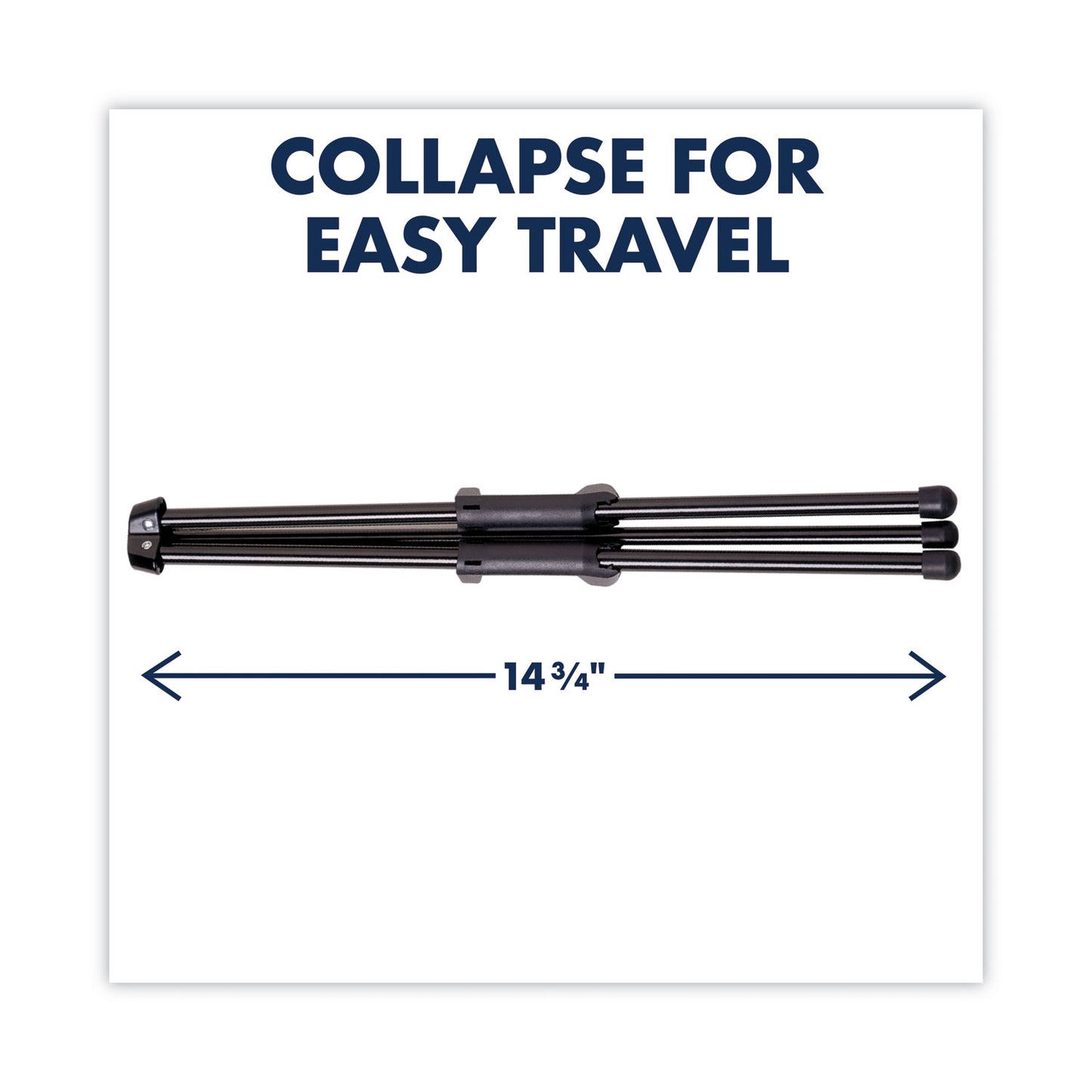 Quartet Tabletop Instant Easel, 14" High, Steel, Black (28E)