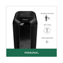 Fellowes Powershred LX65 Cross-Cut Shredder, 10 Manual Sheet Capacity (4400301)