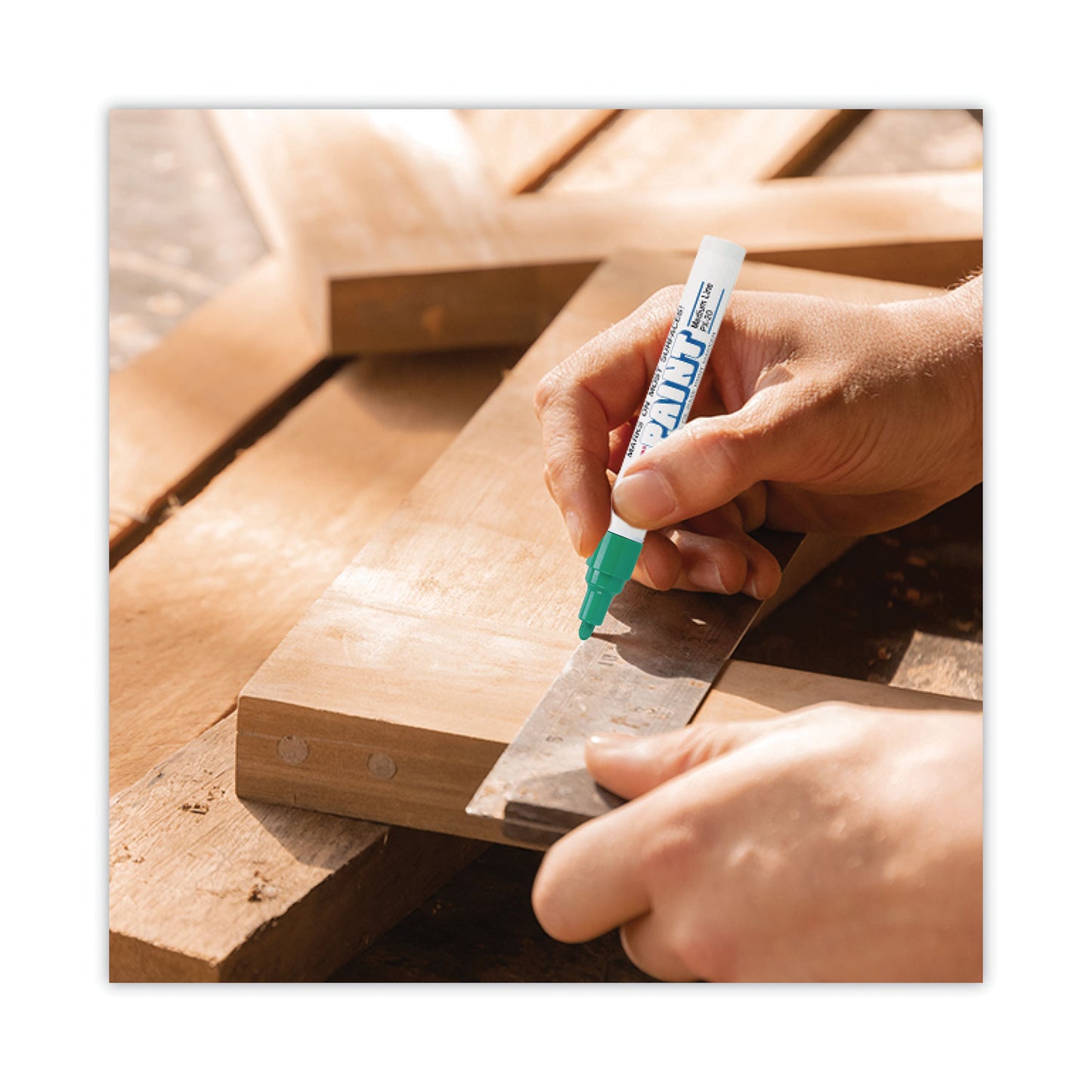 uni Paint Permanent Marker, Medium Bullet Tip, Green (63604)