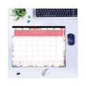 Blue Sky Day Designer Peyton Desk Pad Calendar, Floral Artwork, 22 x 17, Black Binding, Clear Corners, 12-Month (Jan to Dec): 2025 (103631)