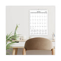 Blue Sky Enterprise Wall Calendar, Geometric Artwork, 12 x 17, White/Gray Sheets, 12-Month (Jan to Dec): 2025 (117373)