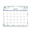 Blue Sky Lindley Wall Calendar, Floral Artwork, 11 x 8.75, White/Multicolor Sheets, 12-Month (Jan to Dec): 2025 (101593)