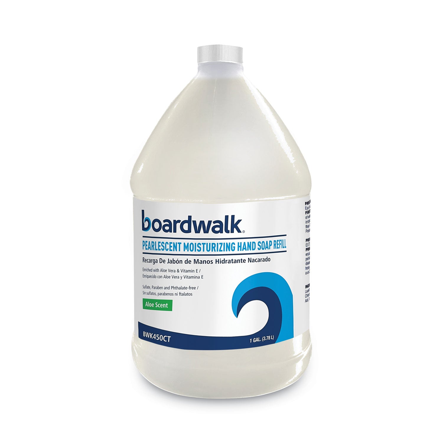 Boardwalk Pearlescent Moisturizing Liquid Hand Soap Refill, Aloe Scent, 1 gal (450EA)