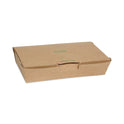 Pactiv EarthChoice Tamper Evident OneBox Paper Box, 9 x 4.85 x 2, Kraft, 100/Carton (NOB02KECTE)