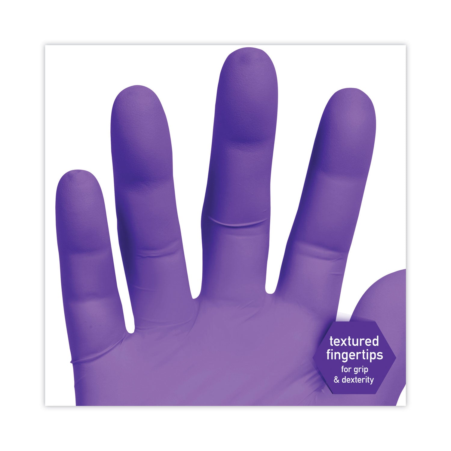 Kimtech PURPLE NITRILE Exam Gloves, 242 mm Length, Large, Purple, 100/Box (55083)